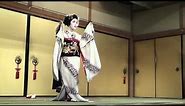 Dance of "Maiko" in Kyoto, Japan