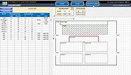 Floor Plan Creator in Excel