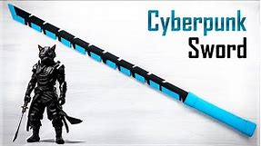 Make an Epic Cyberpunk Sword out of Paper in 15 Minutes