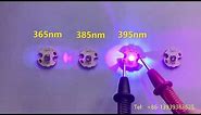 Ultraviolet 365nm VS 385nm VS 395nm VS 405nm || LG UV LED comparision || UV Glue Curing/ UV glass
