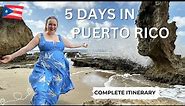 Ultimate Puerto Rico 5 Day Itinerary | Exploring The Best of Puerto Rico