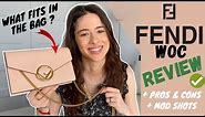 Fendi WOC Review | Wallet on a Chain | MOD Shots | What Fits in my Bag | Pros and Cons