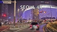 Seoul 4K - Neon Nightlife - Night Drive