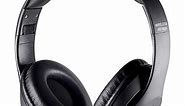 Adcom Shuffle Over-Ear Bluetooth Wireless Headphones with Mic & Passive Noise Cancellation (Black) | Adcom India :)