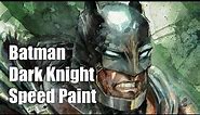 The Dark Knight - Batman Watercolor Speedpaint - Dynamic Watercolor