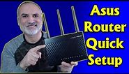 Asus Router Quick Setup with the Web interface