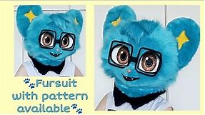 Fursuit Kemono head Tutorial | Pattern available!