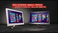 Lenovo C540 All-In-One PC tour