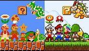 Super Mario Bros. 1 Remastered - Full Game Walkthrough. ᴴᴰ