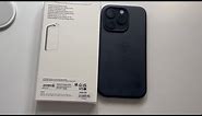 Official Apple iPhone 14 Pro Silicone Case with MagSafe - Midnight Unboxing and Review