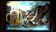 Heileman's Old Style Beer Waterfall Motion Sign -1986