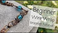 Beginner Wire Wrap Bracelet Tutorial