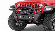 Fab Fours  Front Stubby Bumper for 18-22 Jeep Wrangler JL & Gladiator JT
