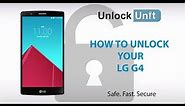HOW TO UNLOCK LG G4
