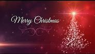 Merry Christmas Card - Motion Graphics - Background Loop