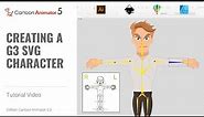 Creating a G3 SVG Character in Illustrator | Cartoon Animator 5 Tutorial