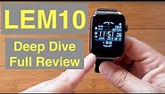 LEMFO LEM10 (DM20) 4G Android 7.1.1 IP67 Camera Apple Watch Shaped Smartwatch: Deep Dive Full Review