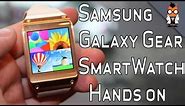 Samsung Galaxy Gear Smartwatch Hands On at IFA 2013