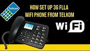 How set up DWR-720PW T2 3G FLLA Wi-Fi Phone from telkom