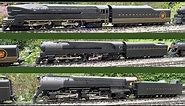 Pennsylvania Duplex Locomotives: T1, Q1 and Q2. Made by Sunset 3Rd Rail and MTH in 0 gauge