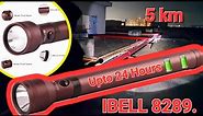 MOSTER TORCH iBELL FL8289 LED TORCH, Ultra Long Beam Range upto 5 KM Torch Unboxing & Review (1)
