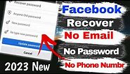 How To Recover Facebook Password Without Email And Phone Number 2023 @SocialLifeTips