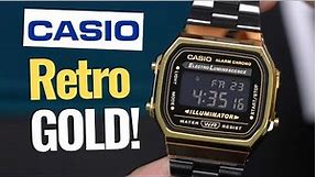 Casio A168WEGB Cool Retro-Vintage Vibe!