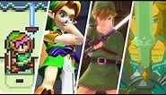 Evolution of Link Getting the Master Sword in Zelda Games (1991-2021)