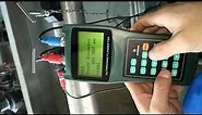 How to operate handheld ultrasonic flowmeter