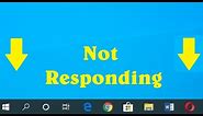 Fix Windows 10 Taskbar Icons NOT RESPONDING Working (Bottom Time Sound Search Start Menu WONT OPEN)
