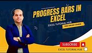 How to create progress bars in excel | Progress bars in excel | progress bars
