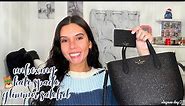 unboxing kate spade glimmer satchel! 👜 day 27 of vlogmas