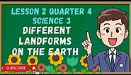 Lesson 2 Quarter 4 Science 3 | Different Landforms on the Earth | MELCs Based