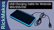 USB Charging Cable for Nintendo 3DS/2DS/DSi