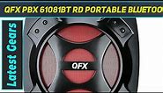 QFX PBX 61081BT/RD Portable Bluetooth Party Speaker - Review 2023