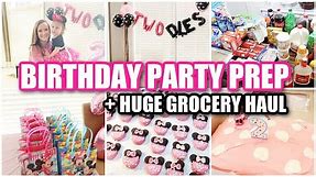 MINNIE MOUSE BIRTHDAY PARTY PREP WITH ME! OH TWODLES SECOND BIRTHDAY THEME!