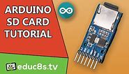 Arduino Tutorial: SD card module Micro SD tutorial DIY.