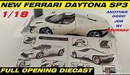 Review Ferrari Daytona SP3 Icona Series modelCar 1/18 scale by Bburago Signature