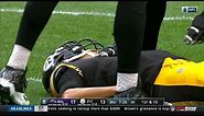 Mason Rudolph Knocked Out After Huge Hit | Ravens vs. Steelers | NFL