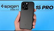 iPhone 15 Pro Case - Spigen Thin Fit