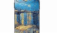 Van Gogh Phone Case for iPhone 14, Starry Night Over The Rhone Landscape Classic Art Phone Case, Soft Protective Phone Cover