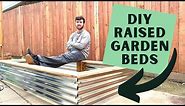 GALVANIZED STEEL RAISED GARDEN BEDS // How to Build a 4x8 Raised Bed for Under $75 (It's Easy!)