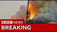 Notre Dame: Blaze engulfs medieval icon - BBC News