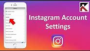 How To Find Account Settings Instagram (updated link in bio)