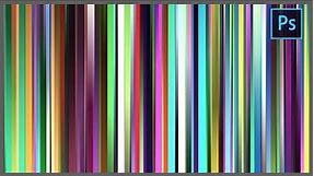 [ Photoshop Tutorial ] Horizontal Rainbow Stripes Effect in Photoshop