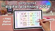 How to Plan on your iPad or Samsung Tablet ✏️✨ + FREE Digital Planner 2024 💗 Digital Planning