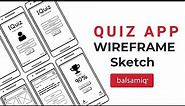 Mobile App Wireframe sketch using Balsamiq | Balsamiq Mockups | UX Design Tutorial | Balsamiq