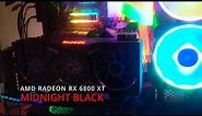 AMD Radeon™ RX 6800 XT Midnight Black Graphics Card Unboxing