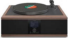 Andover-One E Turntable Music System with Songbird - All in One Record Player Stereo and Surround; Turntable with Speakers ; Bluetooth; Streaming High Res: Tidal Spotify Amazon Qobuz Apple Music