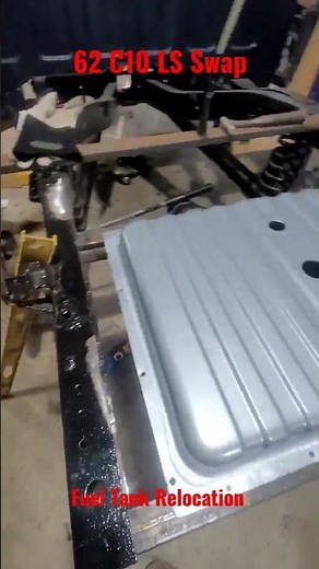 62 c10 ls swap fuel tank relocate #truck #ls #lsswapped #automobile #cheesegrater